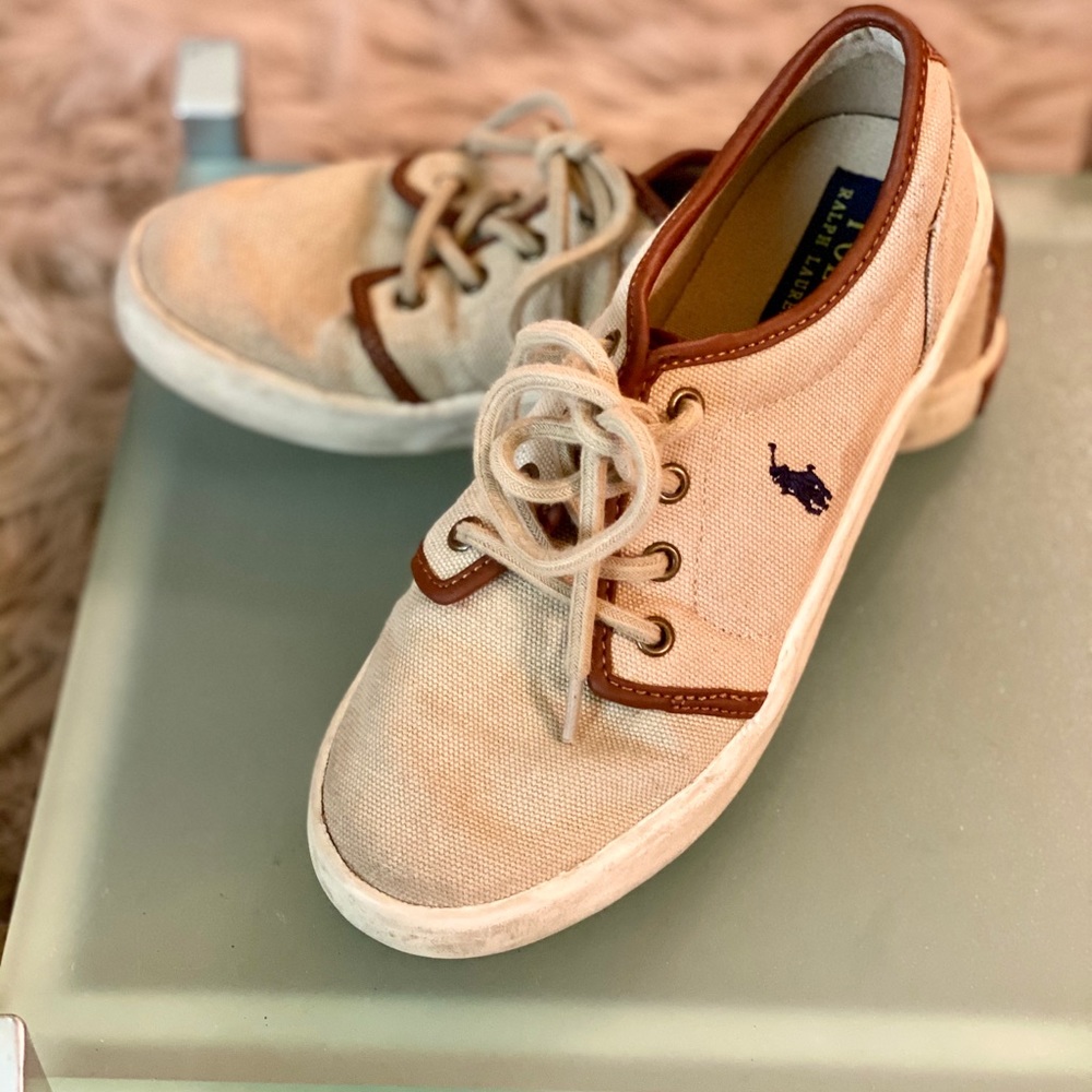 Polo Ralph Lauren Tan Sneakers